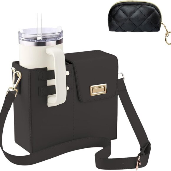 Handbags - Stylish Insulated Crossbody Bag – Multi-functional Water Cup Holder for Girls